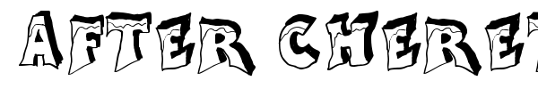After Cheret font preview